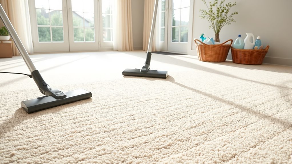 regular vacuum and stain management