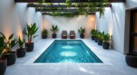 small luxury plunge pools