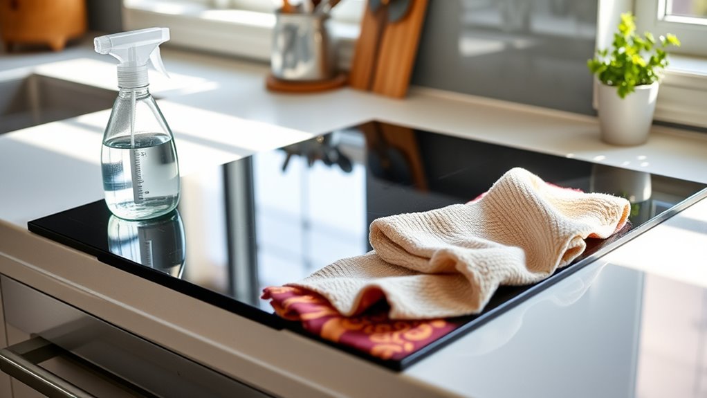 stove cleaning without moving