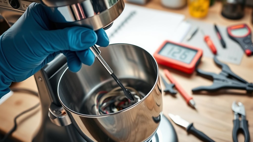 troubleshooting mixer electrical issues