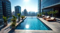urban rooftop plunge pools