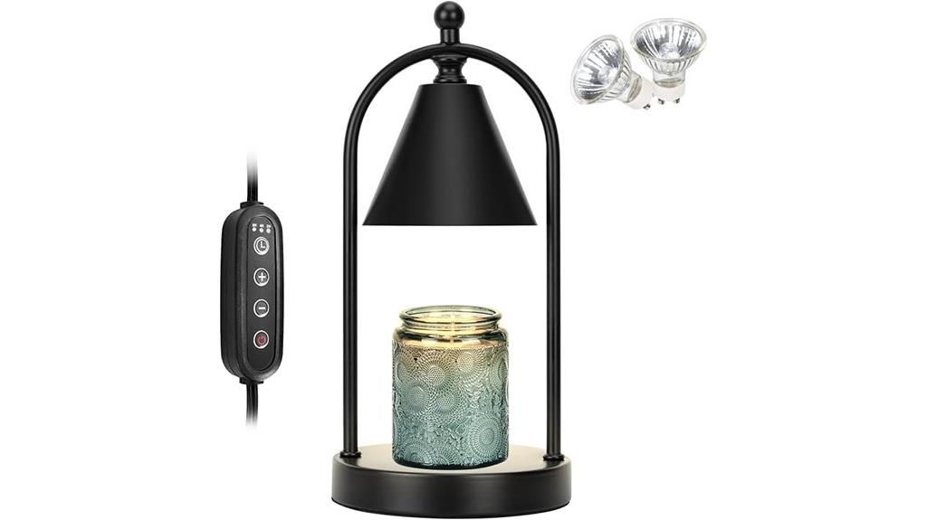 candle warmer with timer