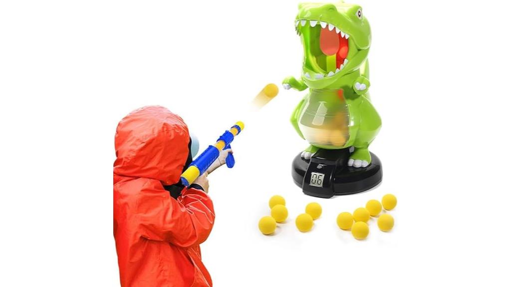 dinosaur toy shooting game