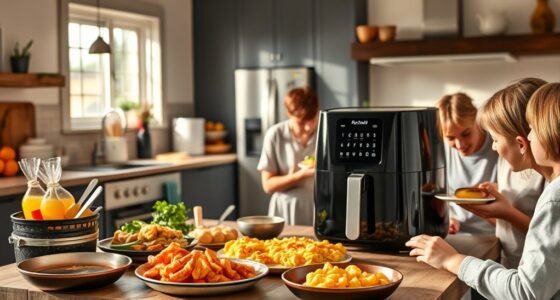 large family air fryers