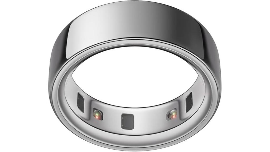 silver oura ring size8