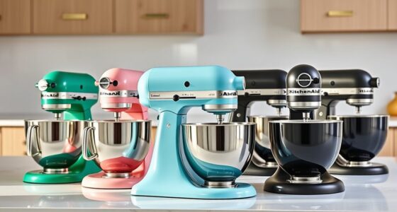 top kitchenaid mixer colors