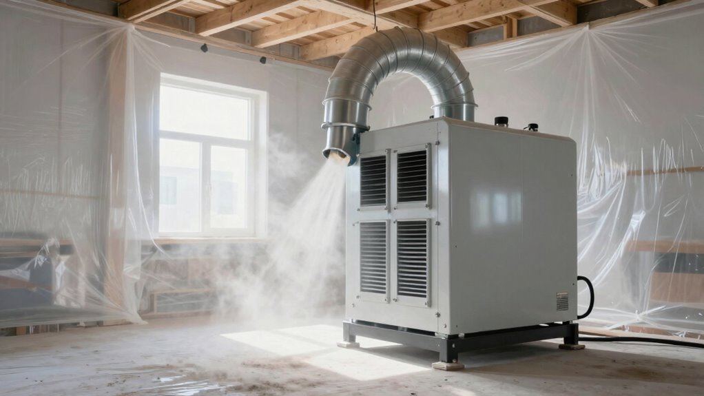 air purification during restoration