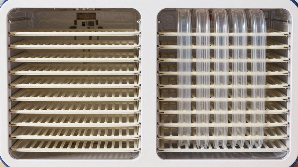 airflow patterns ensure even drying