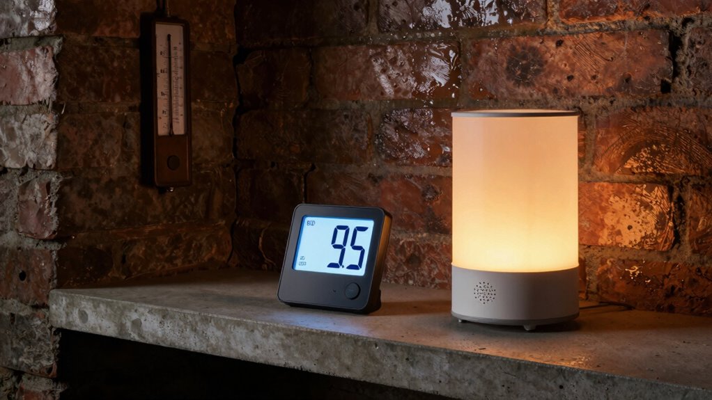 basement humidity measurement tools