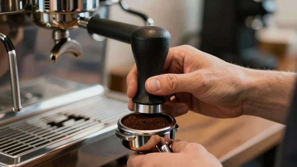 consistent tamping technique ensures optimal extraction