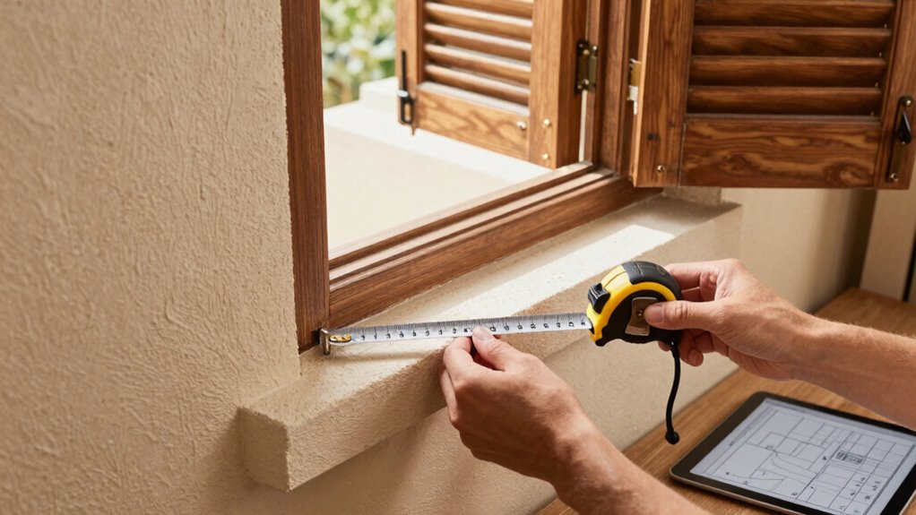 custom window measurement adjustments