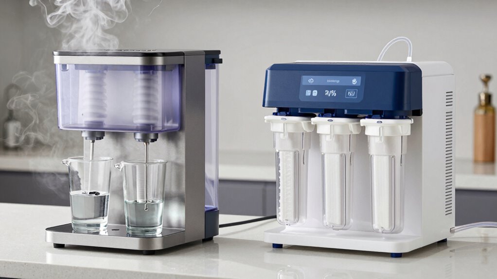 distillation versus reverse osmosis