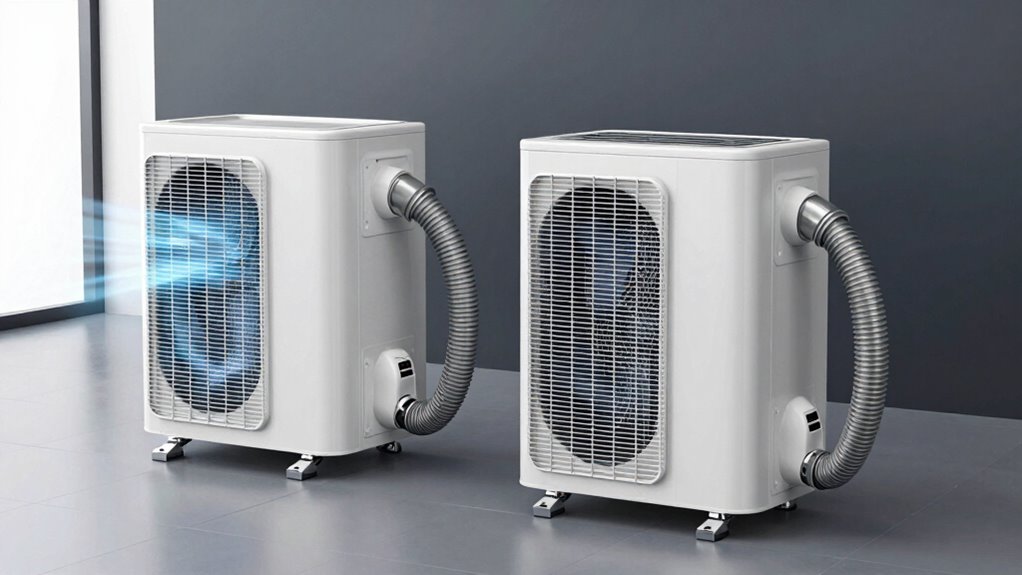 dual hose ventilation efficiency