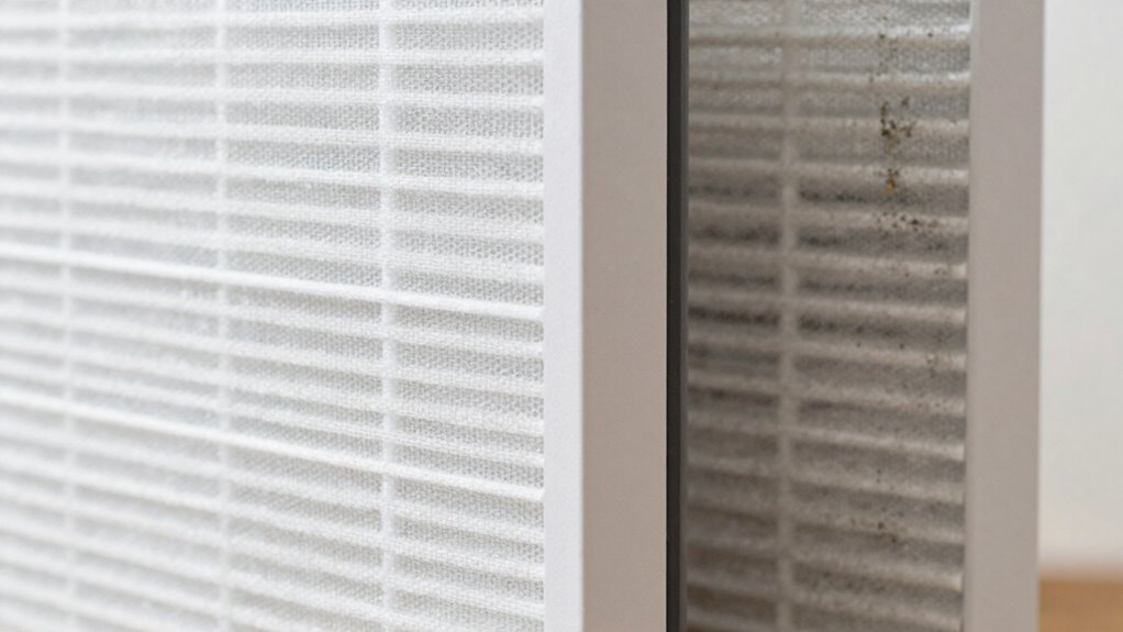 filter size reduces cleaning