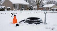 follow proper winterization procedures