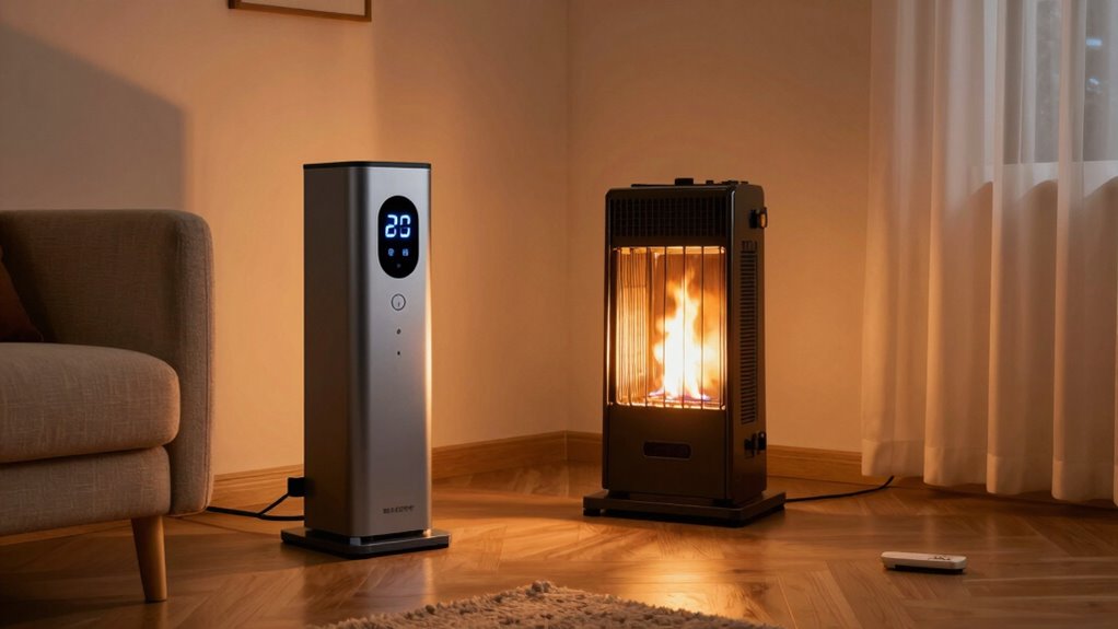 gas heater operating costs
