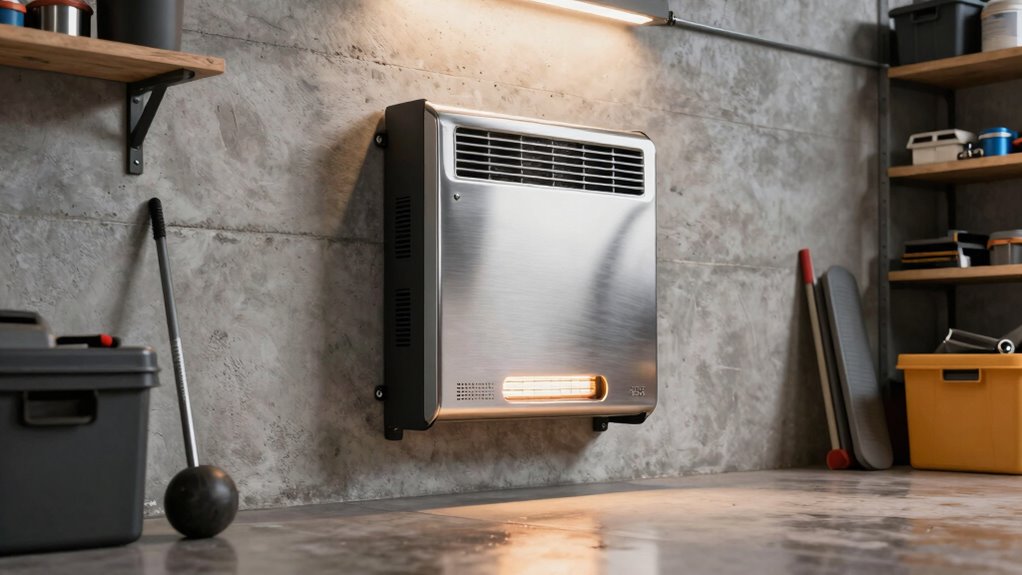 high voltage garage heating efficiency