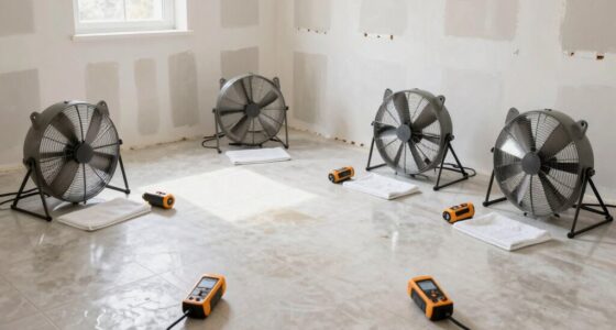 initial water damage response