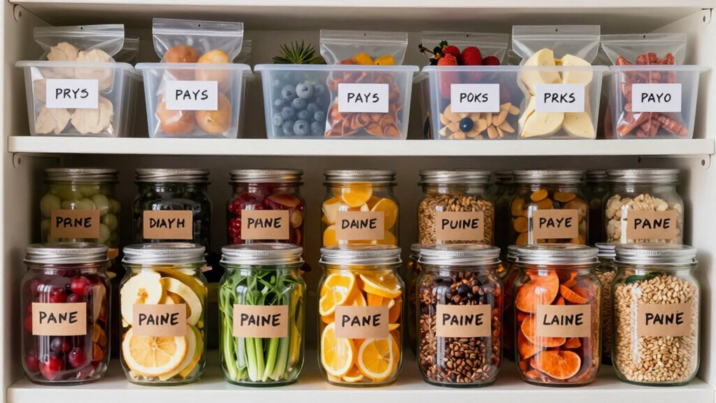 label categorize organize supplies