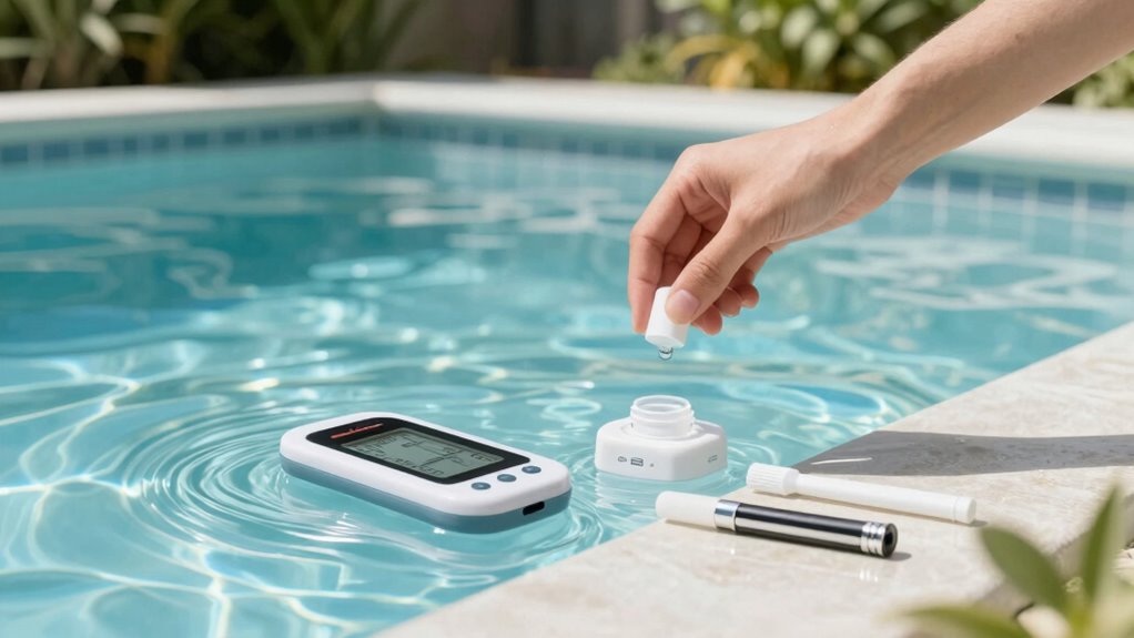 maintain chlorinated circulating water