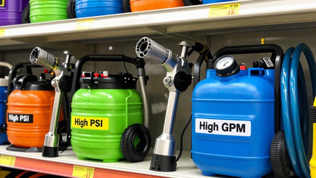 match pressure washer to tasks