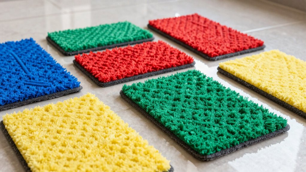 matching pads to floor type