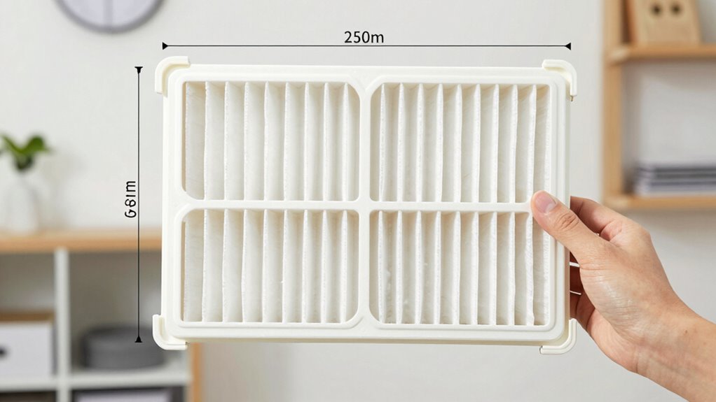 measure filter dimensions precisely