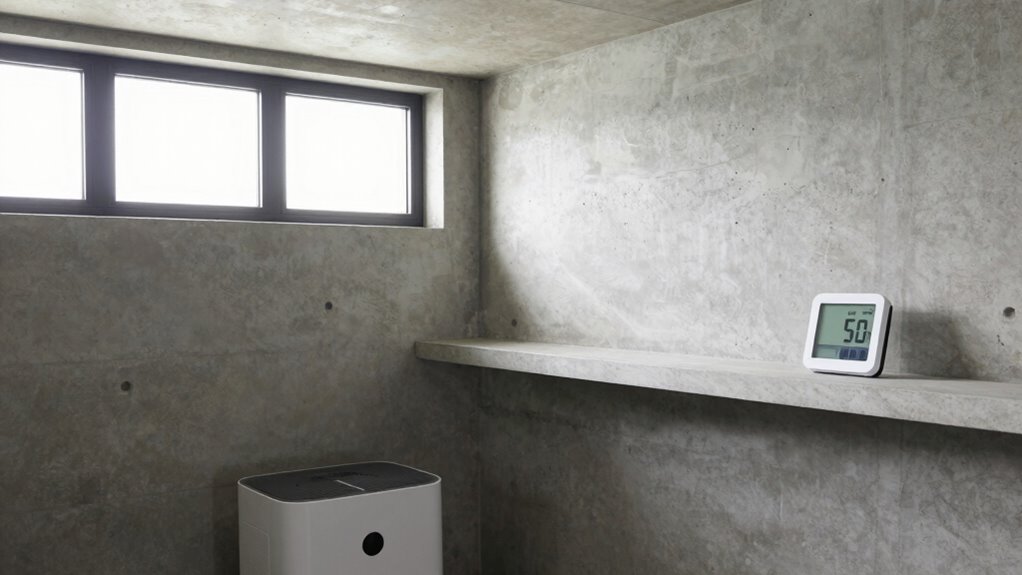 monitor basement humidity levels