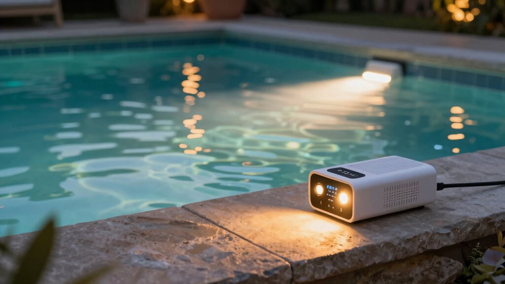 optimal pool light wattage