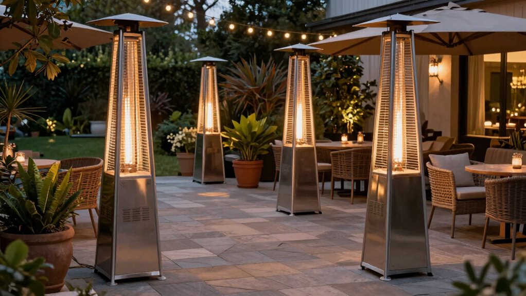 outdoor heater placement guidelines