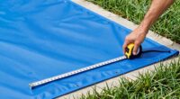 pool safety cover measurement