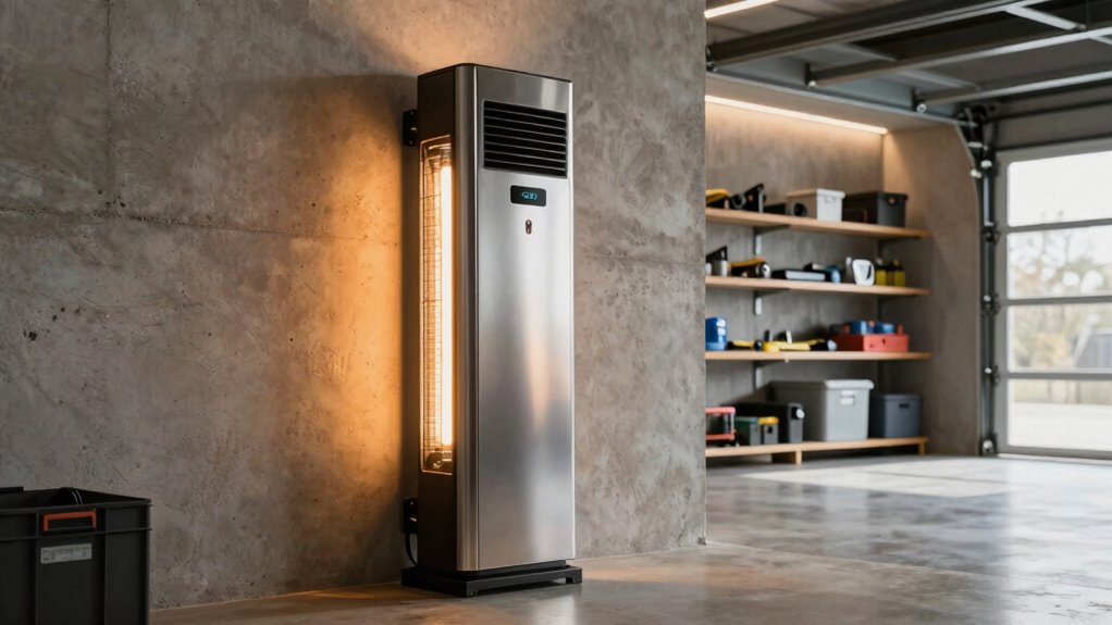 powerful efficient garage heating