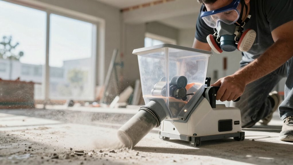 prevent silica dust inhalation