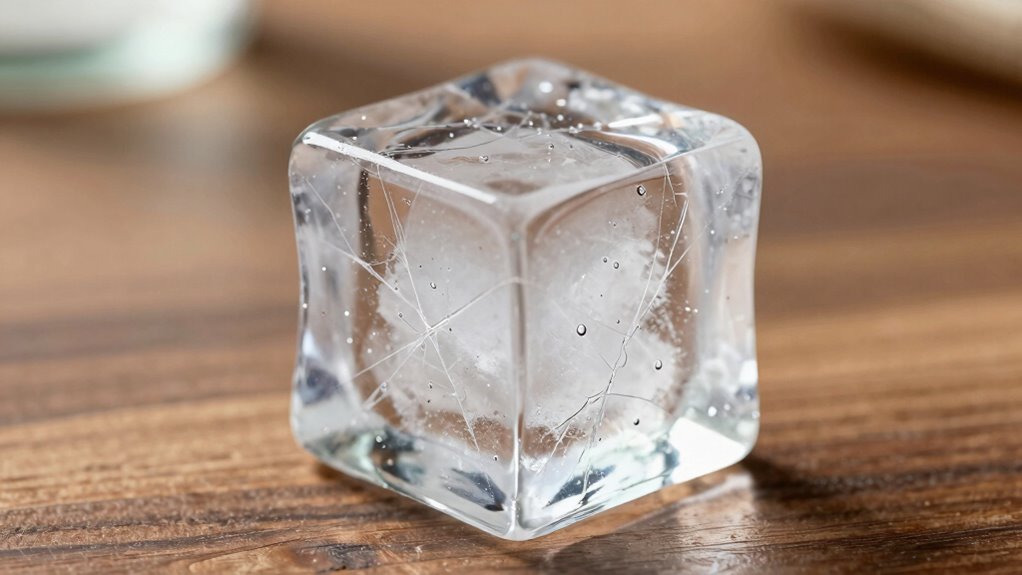 preventing cracks in clear ice