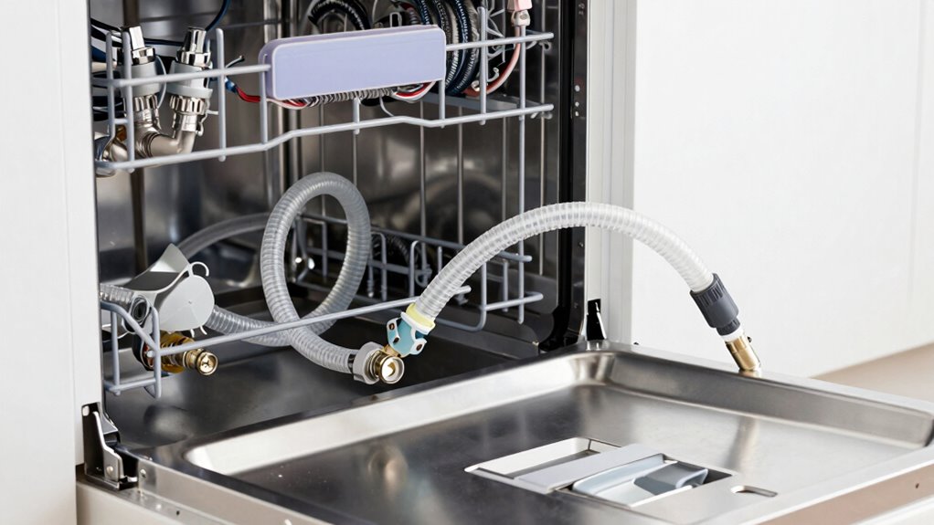 secure power and water connections