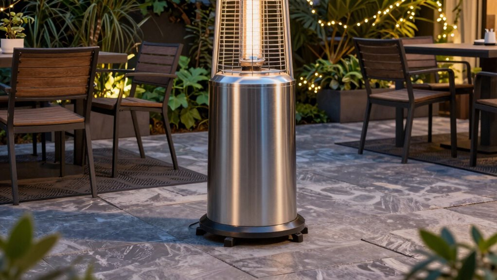 secure stabilize anchor patio heater