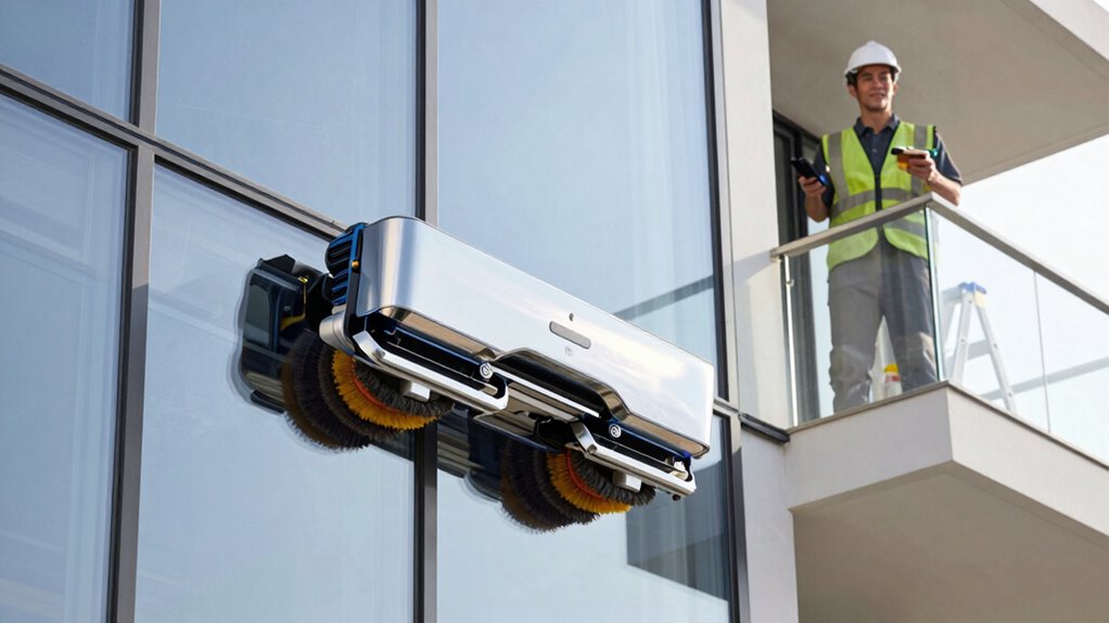 set up and start cleaning