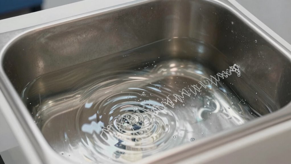 sound waves dislodge dirt