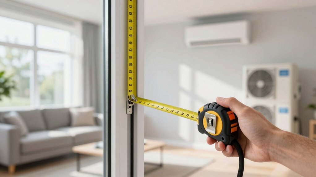 standard window ac sizes