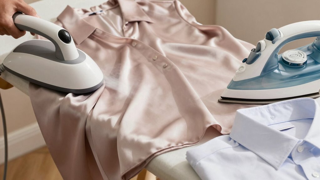 steaming softens ironing crisp