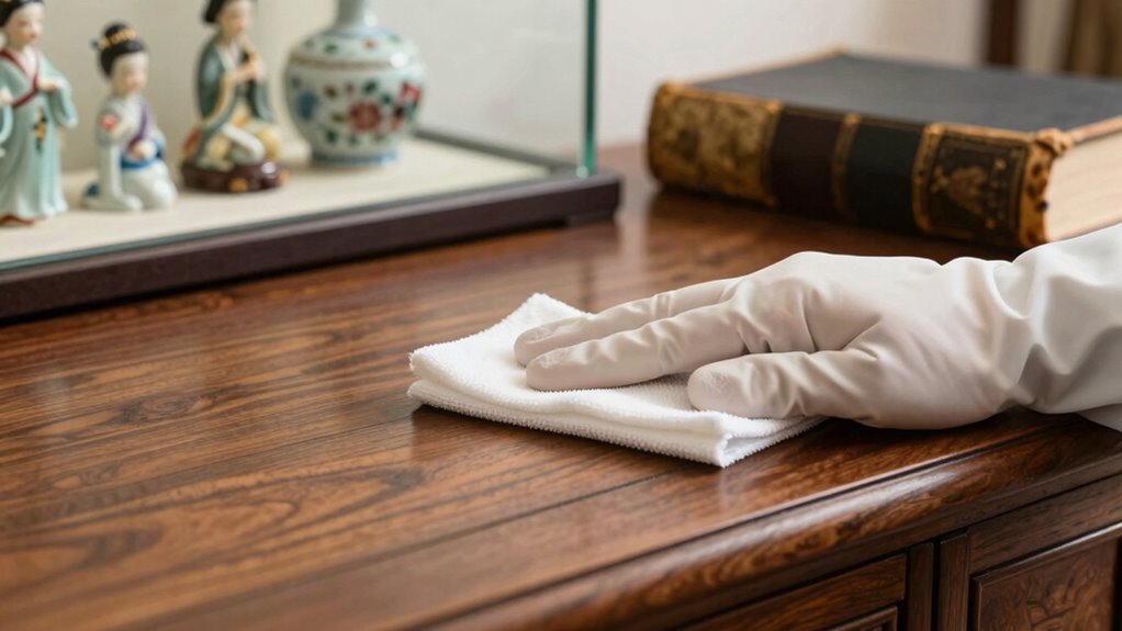 use appropriate disinfectant wipes