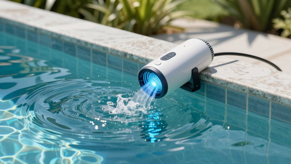 uv light disinfects pool water