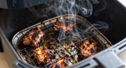 air fryer smoke causes