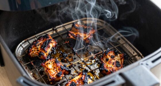 air fryer smoke causes