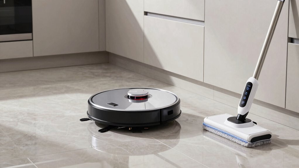 automated efficient floor cleaning