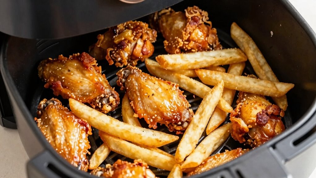 avoid overfilling air fryer