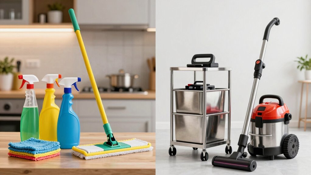 cleaning equipment distinctions