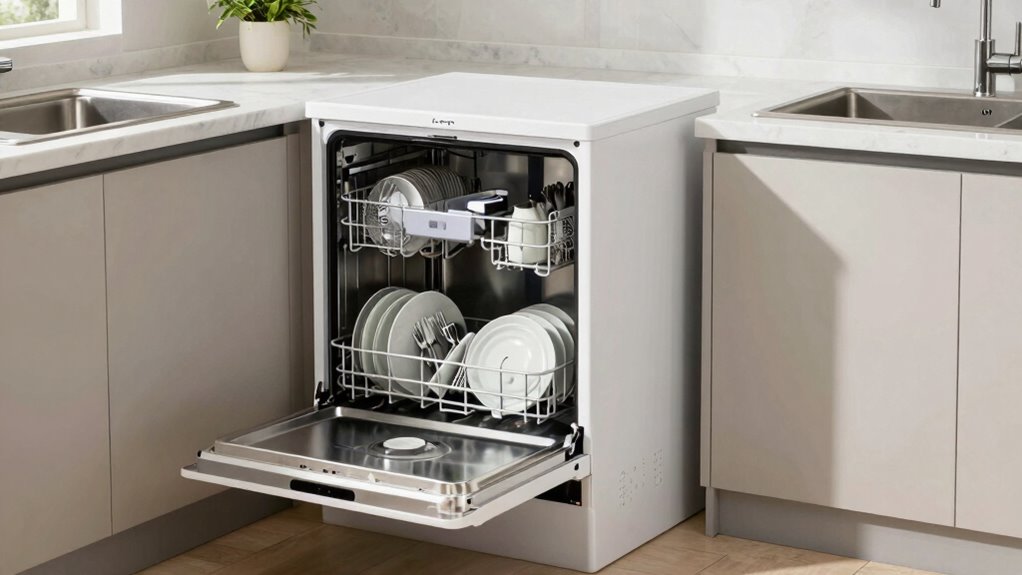 compact efficient space saving dishwasher