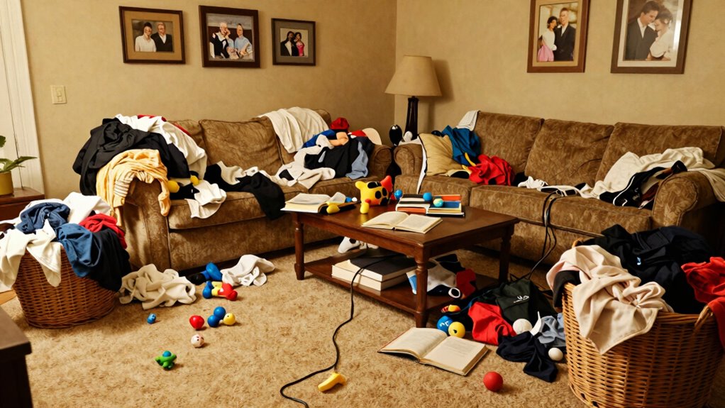 consistent organization prevents clutter