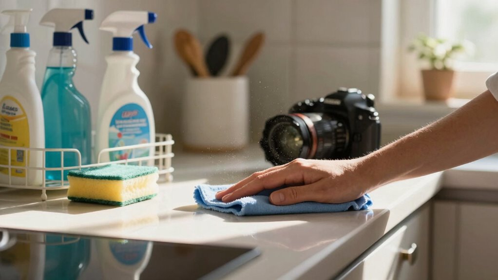 consistent small cleaning routines